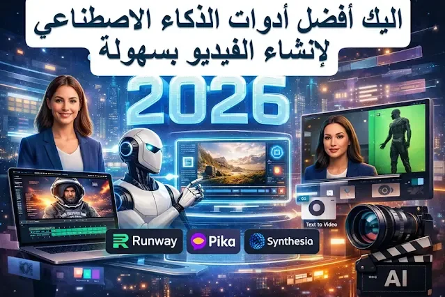 أفضل أدوات الذكاء الاصطناعي لإنشاء الفيديو