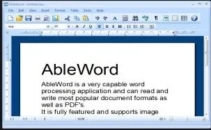 تحميل برنامج AbleWord مجانا للكمبيوتر لتحرير وكتابة النصوص