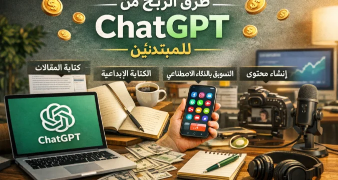 أفضل طرق الربح من ChatGPT للمبتدئين خطوة بخطوة