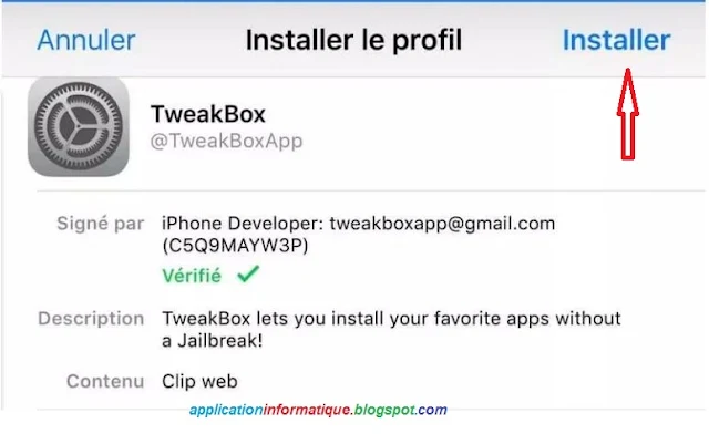 تحميل برنامج TweakBox للايفون متجر تويك بوكس