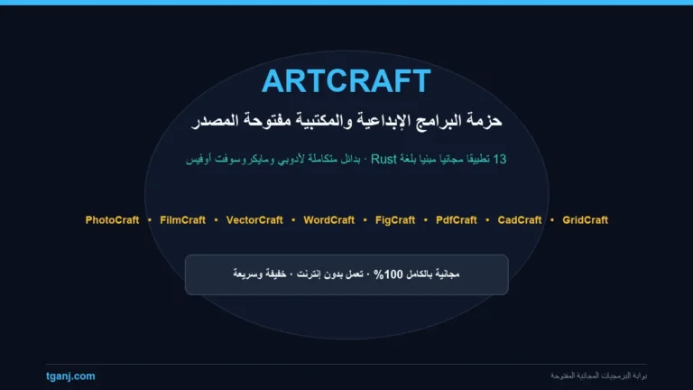 حزمة برامج ArtCraft المفتوحة بدائل برامج أدوبي مجانا بالكامل